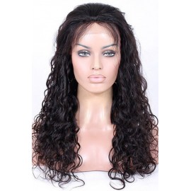 Peruvian curly lace front wigs