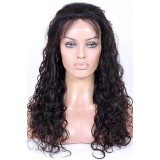Peruvian curly lace front wigs