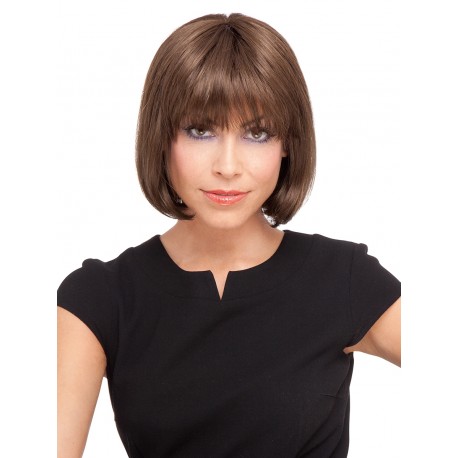 Cheap human hair wigs with bang on sale