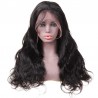 Virgin Human Hair Closure wigs Body Wave Texture