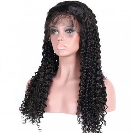 Brazilian Deep curly 13X6 lace Front wig